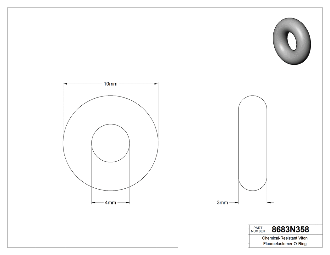 Technical drawing - 8683N358